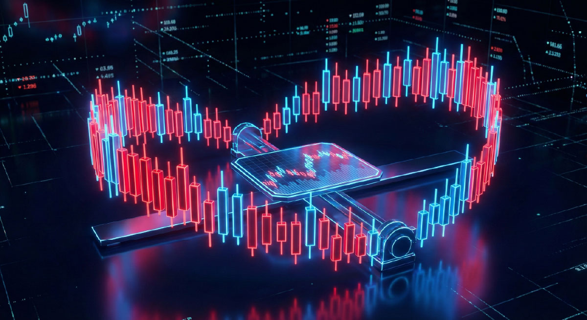 Digital trading trap illustration